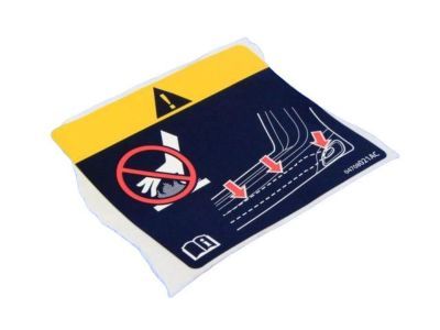 Dodge 4708021AC LABEL Exhaust Warning