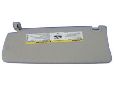 Mopar 1SW60HDAAJ Sunvisor, Beige/Black, Passenger Side