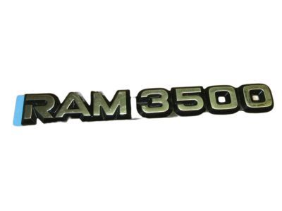 Dodge 55295312AB NAMEPLATE Front Fender Ram 3500