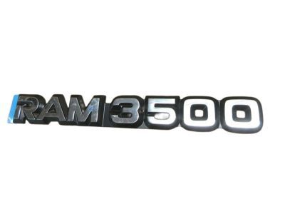 Dodge 55295312AB NAMEPLATE Front Fender Ram 3500