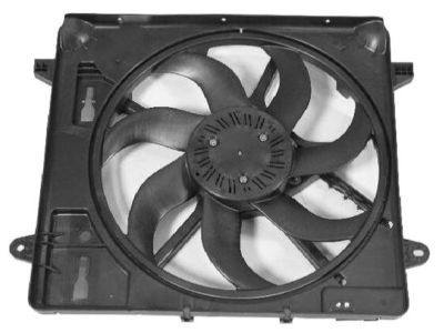 Jeep 68143894AB FAN MODULE Radiator Cooling