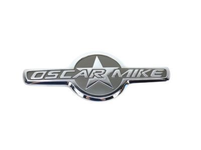 Jeep 68093911AA NAMEPLATE Front Fender Oscar Mike
