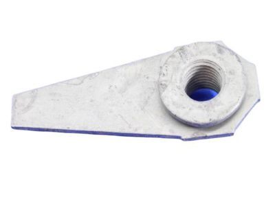 Jeep 6508593AA NUT AND RETAINER Hex Flange Locking M14X1.50