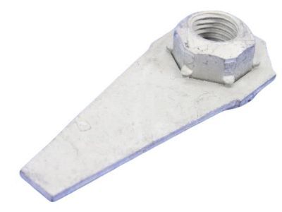 Jeep 6508593AA NUT AND RETAINER Hex Flange Locking M14X1.50