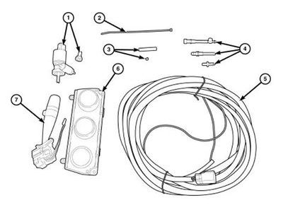 Jeep 82212859 WIRING KIT Enclosure