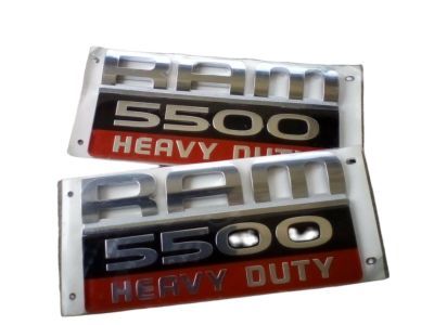 Ram 55372616AB NAMEPLATE Ram 2500 Heavy Duty
