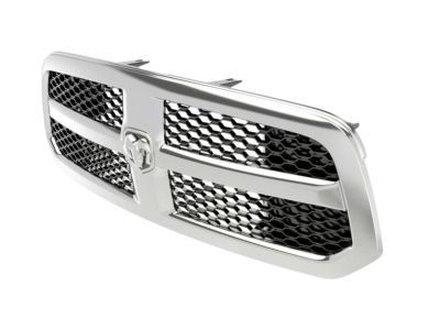 Mopar 68093446AC Grille, Black, Front Center