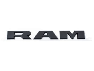 Ram 68309785AB NAMEPLATE Front Door Ram