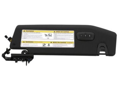Jeep 6BR80TX7AH VISOR Illuminated