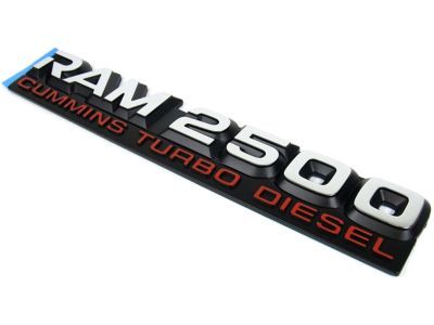 Dodge 55295313AB NAMEPLATE Front Fender Ram 2500 Cummins
