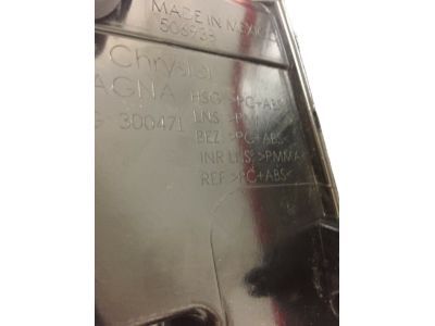 Mopar 68093081AC Tail Lamp, Driver Side