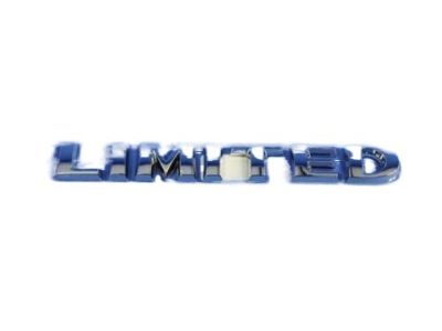 Jeep 68241037AA NAMEPLATE Liftgate Limited