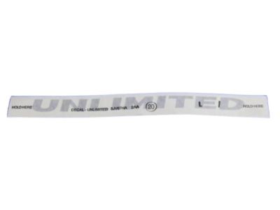 Jeep 5JV67HA2AA DECAL Unlimited
