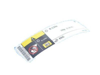 Dodge 68172601AB LABEL Air Conditioning System