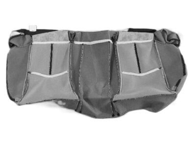 Mopar 1UT87DX9AB Cushion Cover, Black, Rear