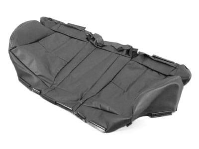 Mopar 1UT87DX9AB Cushion Cover, Black, Rear