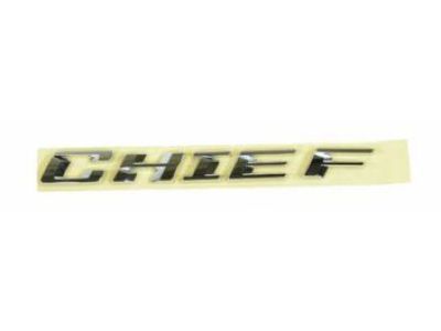 Mopar 68324104AA Nameplate Front Fender Chief Fender