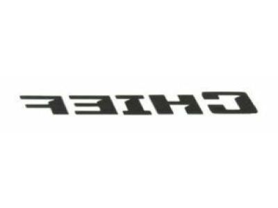 Mopar 68324104AA Nameplate Front Fender Chief Fender