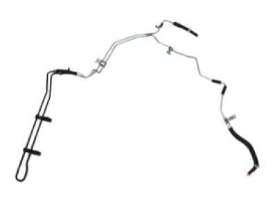 Dodge 68304252AC COOLER Power Steering With Hose Power Steering Hose Bundle to Side Rail