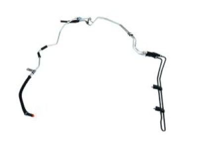 Dodge 68304252AC COOLER Power Steering With Hose Power Steering Hose Bundle to Side Rail