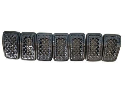 Mopar 6AZ88DX8AB Grille Assembly, Black, Front Upper