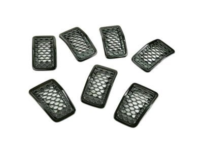 Mopar 6AZ88DX8AB Grille Assembly, Black, Front Upper