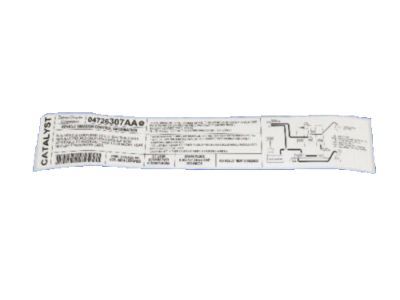 Dodge 4726307AA LABEL Emission