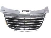 Mopar 68102305AE Grille, Black, Front Upper