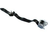 Mopar 5UZ23DX9AC Lap & Shoulder Belt, Black, Rear Outer