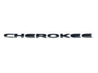Mopar 55112723AA Nameplate, Black, Front