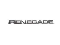 Mopar 68267206AA Nameplate, Black/Chrome, Front Driver Side