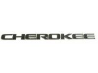 Mopar 68264488AB Nameplate, Black, Front