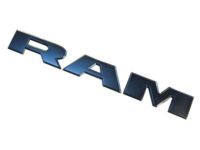 Mopar 68298470AA Nameplate, Black, Front