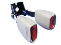 Mopar 1EY441D1AA Buckle End, Light Gray, Rear