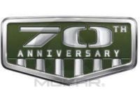 Mopar 68089729AB Nameplate 70Th Anniversary Edition