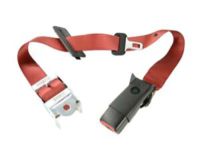 Mopar 5UZ241R5AB Lap & Shoulder Belt, Black/Red, Rear Center