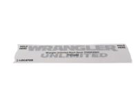 Mopar 1FN59GX9AC Decal, Black, Front