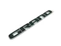 Mopar 55112900AB Nameplate, Black, Front
