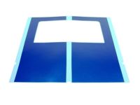 Mopar 1UA43SBEAA Stripe, Blue, Rear