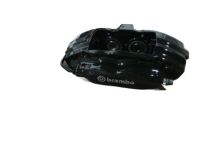 Mopar 68002195AA Caliper Assembly, Black/Red, Rear Driver Side