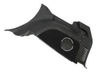Mopar 1GU36DX9AH Rear Quarter Trim, Beige/Black, Lower Passenger Side