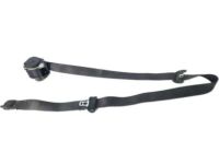 Mopar 6DR29HL1AC Lap & Shoulder Belt, Beige/Black, Front Outer Driver Side