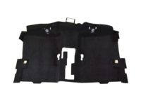 Mopar 1SW35DX9AE Rear Carpet, Black/Gray
