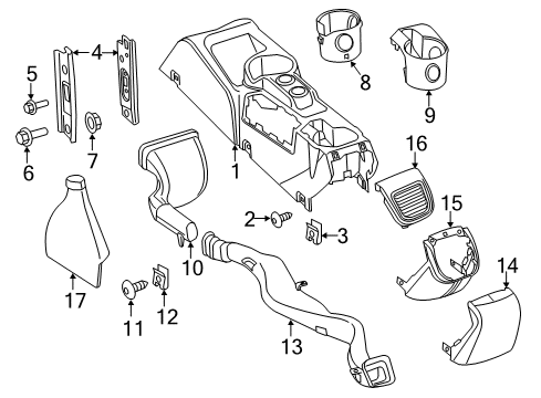 Mopar 5XV32LXHAA Parking Brake Handle