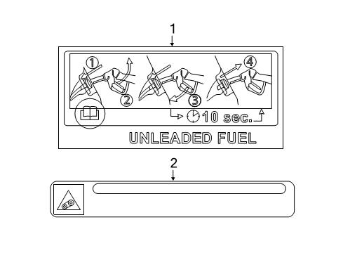 Mopar 68519350AA Emission Label