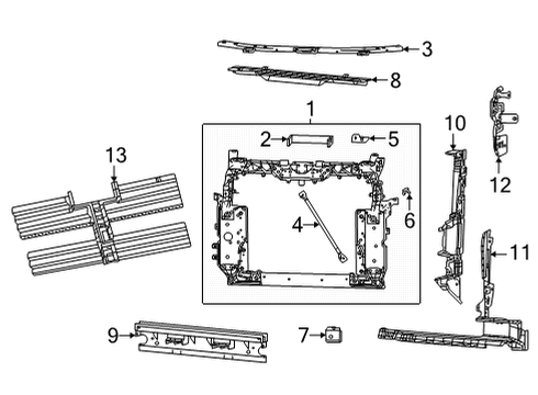 Mopar 6512349AA Support Bracket Mount Bolt