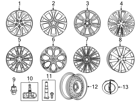 Mopar 5PQ14AAAAB Wheel, Alloy