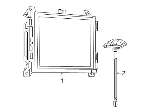 Mopar 68472589AL Display System