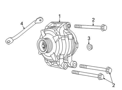 2024 Jeep Wrangler Alternator  Diagram 2 - Thumbnail