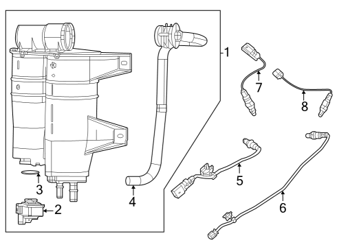 2024 Jeep Wagoneer L Emission Components Diagram